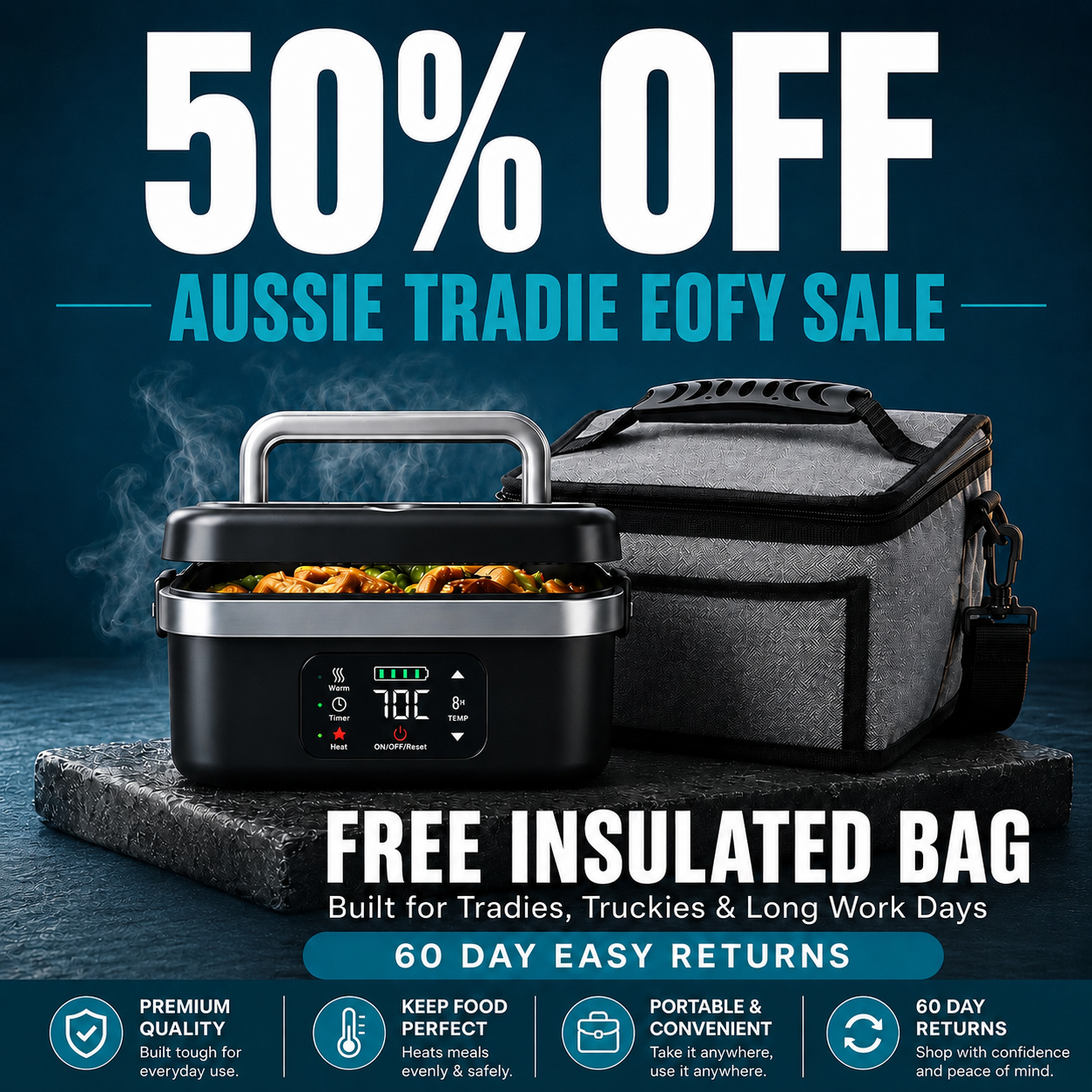 Harbour Essentials - Heated Meal Box