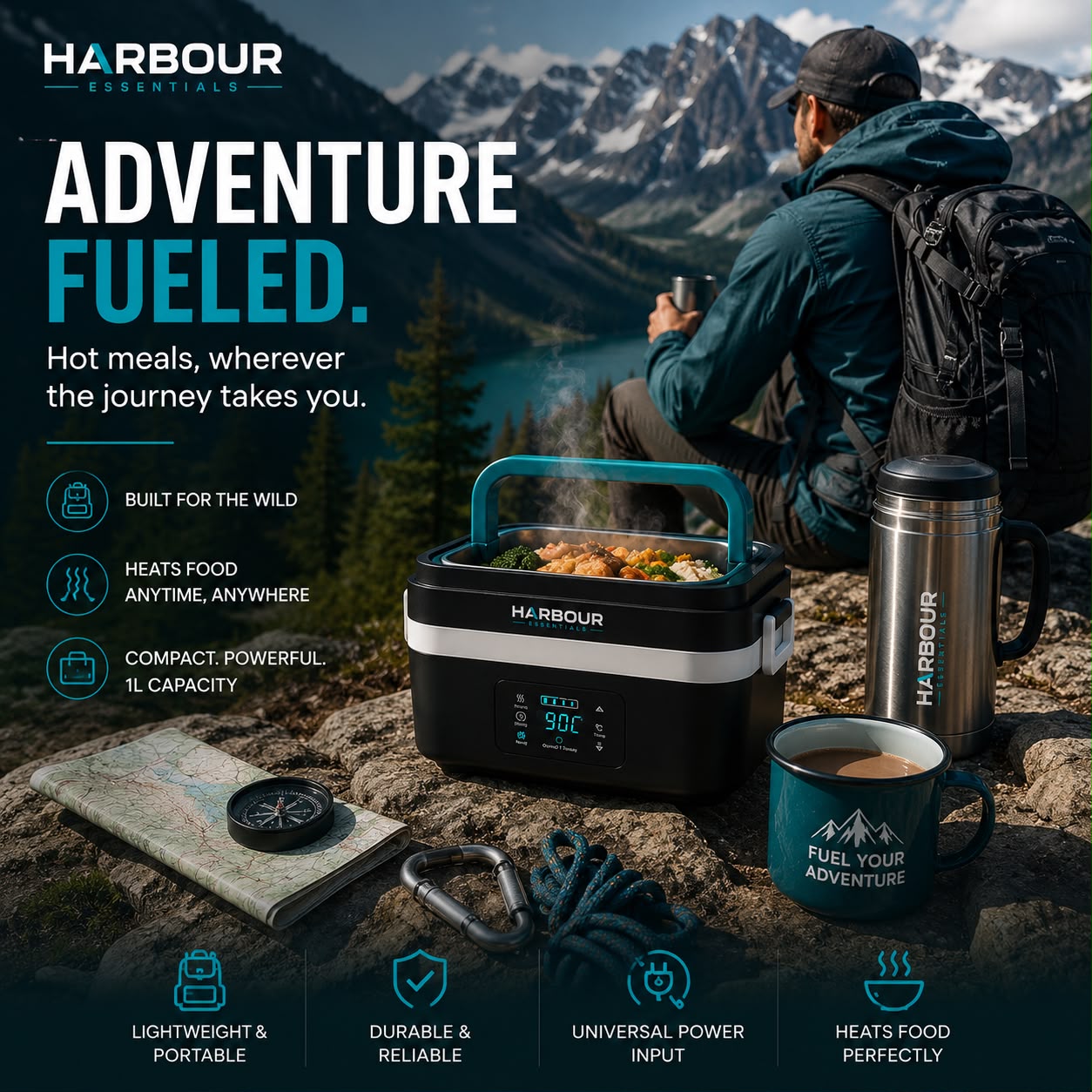 Harbour Essentials - Heated Meal Box
